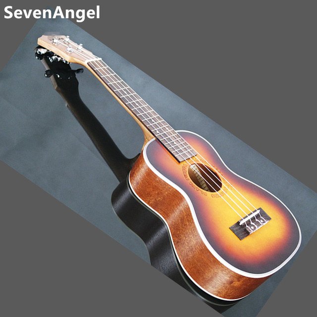 Akustyczna elektryczna Ukulele SevenAngel 23 Cal hawajska Mini gitara 4 struny Ukelele sapele z Pickup EQ - Wianko - 22