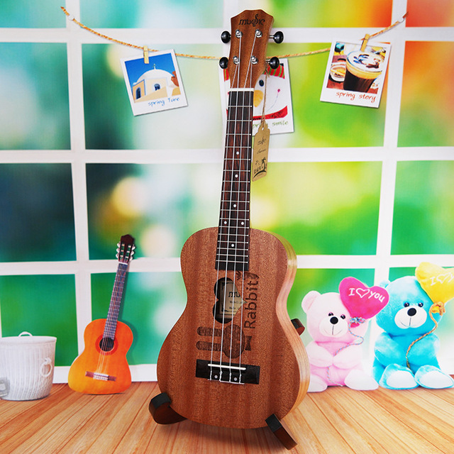 Akustyczna elektryczna Ukulele SevenAngel 23 Cal hawajska Mini gitara 4 struny Ukelele sapele z Pickup EQ - Wianko - 17