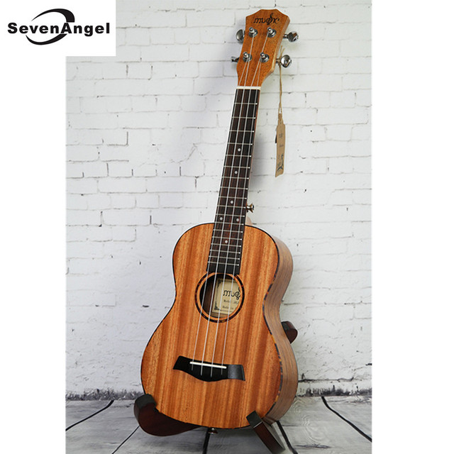 Akustyczna elektryczna Ukulele SevenAngel 23 Cal hawajska Mini gitara 4 struny Ukelele sapele z Pickup EQ - Wianko - 29