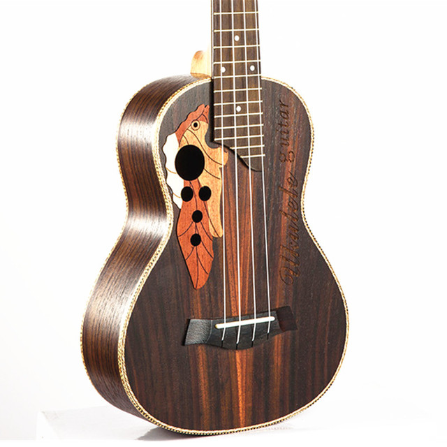 Akustyczna elektryczna Ukulele SevenAngel 23 Cal hawajska Mini gitara 4 struny Ukelele sapele z Pickup EQ - Wianko - 12