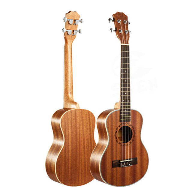 Akustyczna elektryczna Ukulele SevenAngel 23 Cal hawajska Mini gitara 4 struny Ukelele sapele z Pickup EQ - Wianko - 27