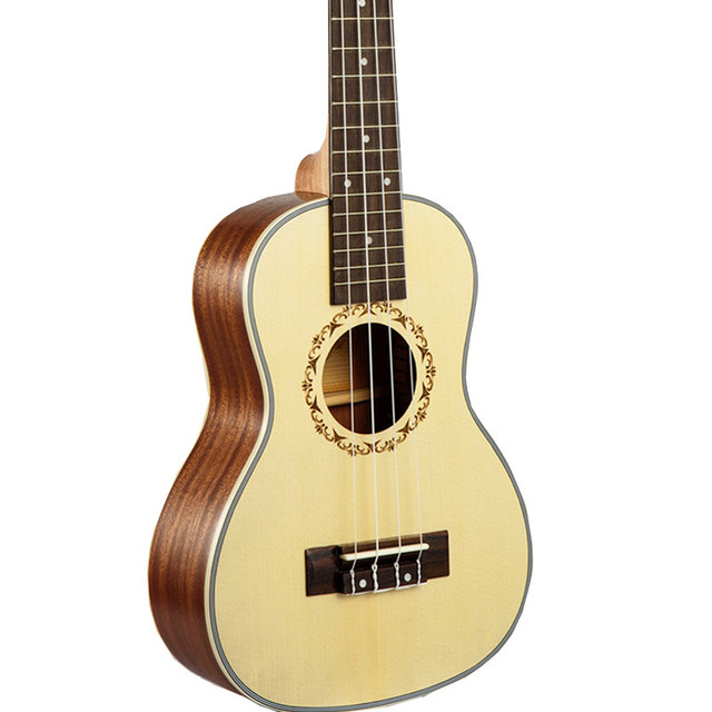 Akustyczna elektryczna Ukulele SevenAngel 23 Cal hawajska Mini gitara 4 struny Ukelele sapele z Pickup EQ - Wianko - 26