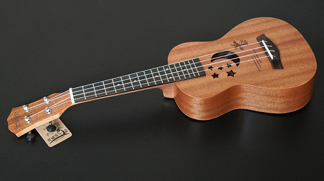 Akustyczna elektryczna Ukulele SevenAngel 23 Cal hawajska Mini gitara 4 struny Ukelele sapele z Pickup EQ - Wianko - 33