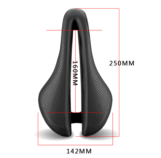 Siodełko rowerowe MTB Road z Taillight PU, miękkie, oddychające i idealne do górskiego i wyścigowego roweru - Wianko - 3