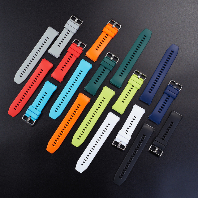 Pasek zespół do zegarka Huawei GT 2e - stylowy, wykonany z silikonowego TPU, jednolity kolor - Wianko - 2