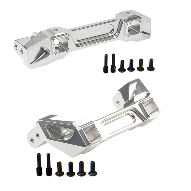 Aluminiowy przedni i tylny zderzak AXSPEED do 1/10 Traxxas TRX-4 Defender - część do ulepszenia samochodów RC - Wianko - 2
