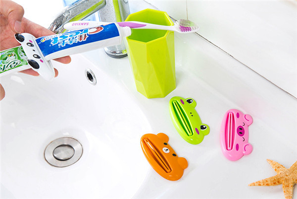 Wyciskacz pasty do zębów dla łazienki i kuchni z uroczo zwierzęcym designem - Wianko - 5