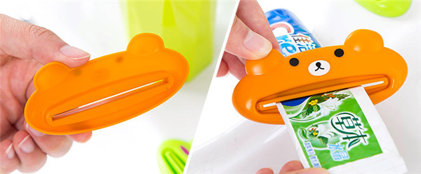 Wyciskacz pasty do zębów dla łazienki i kuchni z uroczo zwierzęcym designem - Wianko - 7