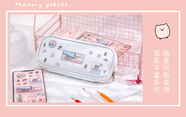 Kawaii naklejki dziewczyna różowy Cartoon PET Photo Album DIY scrapbooking dekoracyjna papeteria - Wianko - 9