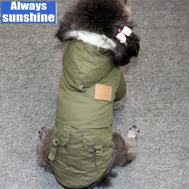 Puchowa kurtka zimowa dla psa - ciepła pluszowa bluza z kapturem - Wianko - 7