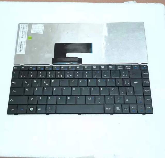 Nowa brazylijska klawiatura BR do laptopa Msi Cr400 Cx400 X300 X320 X340 (zamienne klawiatury) - Wianko - 1
