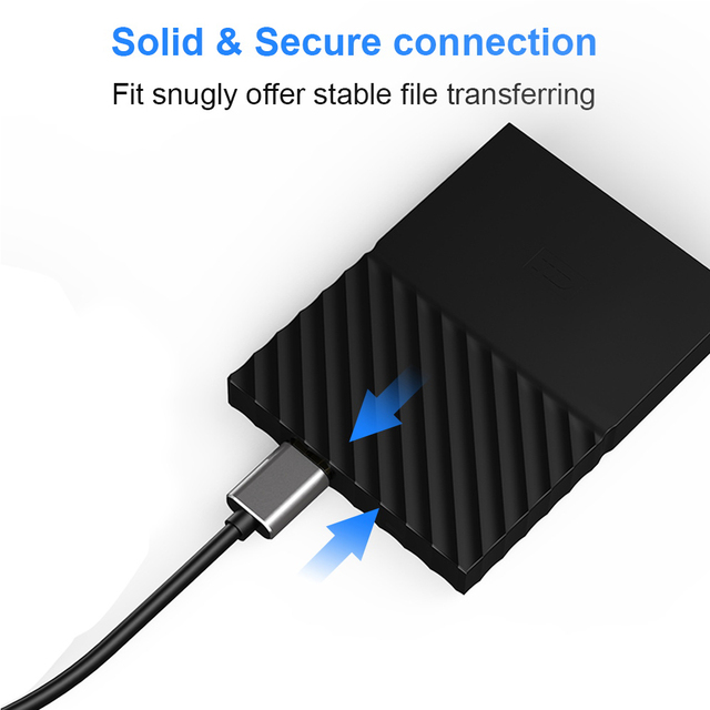Kabel zewnętrzny USB Micro B do SSD Sata Samsung USB 3.0 - Wianko - 4