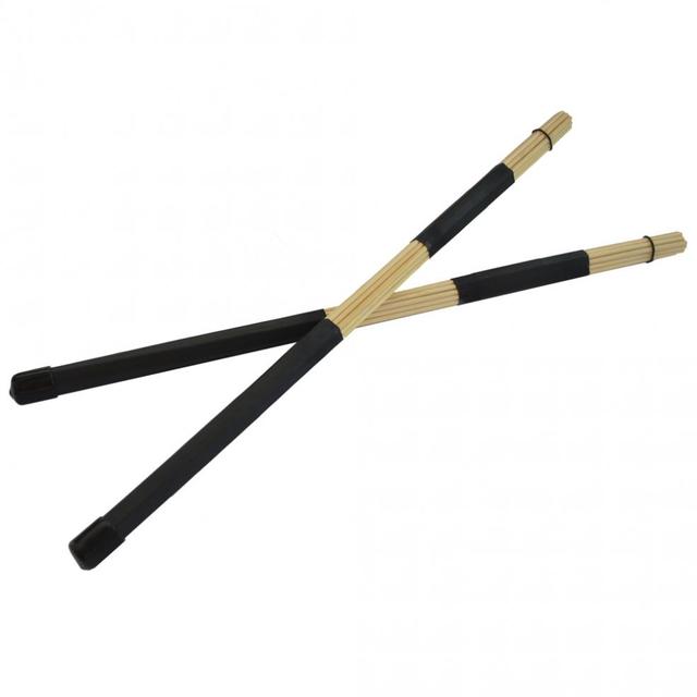 Miotełki do perkusji IRIN 40cm - trwałe bambusowe pręty, pokryte gumą, kolor czarny/niebieski, dla Jazz Folk i ćwiczeń - Wianko - 13