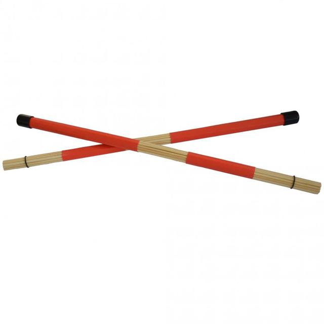 Miotełki do perkusji IRIN 40cm - trwałe bambusowe pręty, pokryte gumą, kolor czarny/niebieski, dla Jazz Folk i ćwiczeń - Wianko - 16
