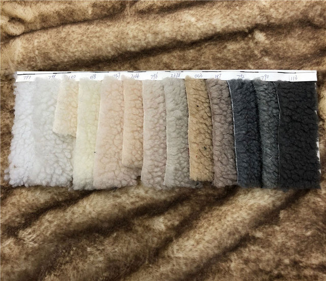 Kaszmirowe futro 40-kolorowe, grube i średnie ziarna z tkaniny pluszowej jagnięcej - Wianko - 2