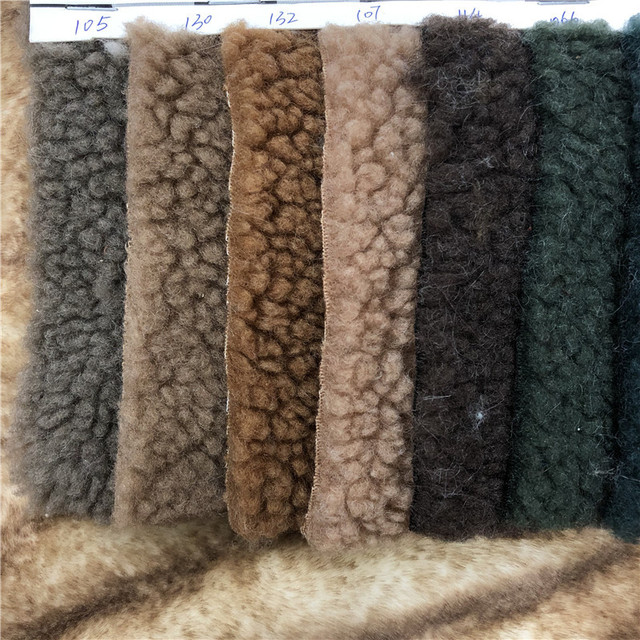 Kaszmirowe futro 40-kolorowe, grube i średnie ziarna z tkaniny pluszowej jagnięcej - Wianko - 9