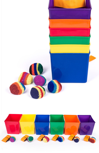 Zabawka do zabawy na świeżym powietrzu - gra w rzucanie workiem z piaskiem i łapanie piłki, idealna dla dzieci w przedszkolu - Wianko - 7