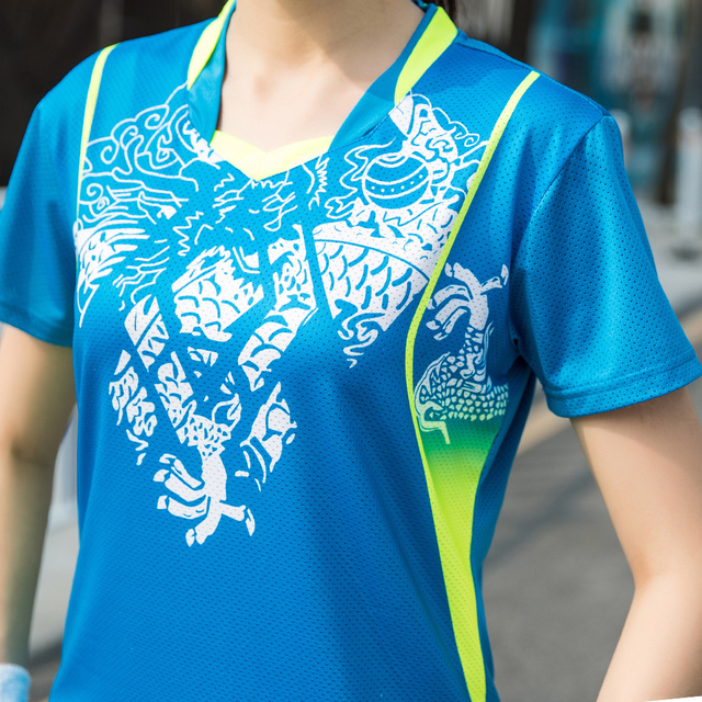 Bezpłatne drukowanie nowy Quick Dry tenisowe koszulki sportowe dla kobiet i mężczyzn - Wianko - 10