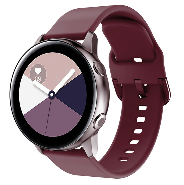Miękki silikonowy pasek zegarka 20mm do Samsung Galaxy 42mm, biegów S2, bip, inteligentne opaski Watchband - Wianko - 34