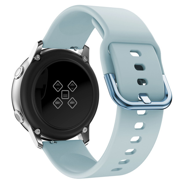 Miękki silikonowy pasek zegarka 20mm do Samsung Galaxy 42mm, biegów S2, bip, inteligentne opaski Watchband - Wianko - 39