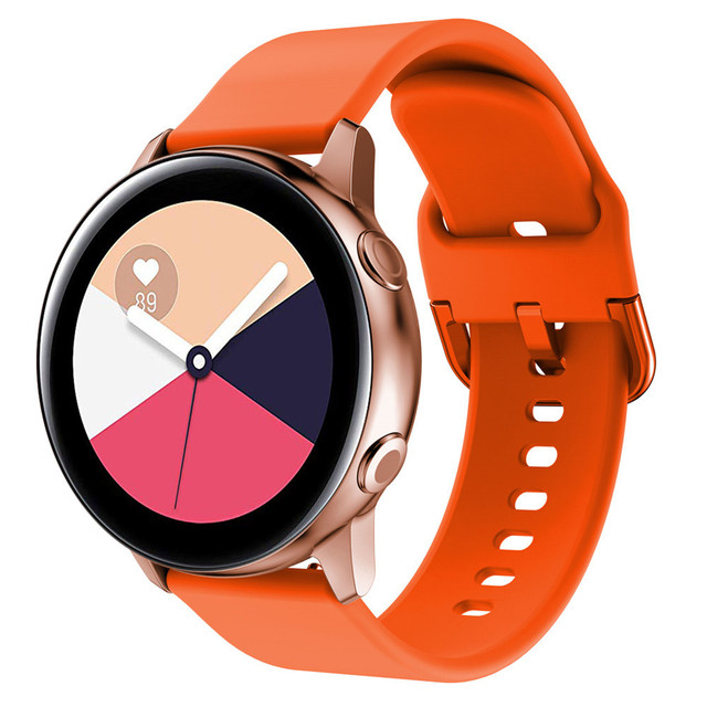 Miękki silikonowy pasek zegarka 20mm do Samsung Galaxy 42mm, biegów S2, bip, inteligentne opaski Watchband - Wianko - 7