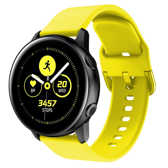 Miękki silikonowy pasek zegarka 20mm do Samsung Galaxy 42mm, biegów S2, bip, inteligentne opaski Watchband - Wianko - 24