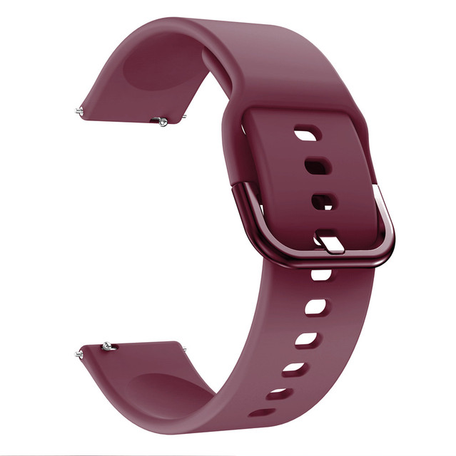 Miękki silikonowy pasek zegarka 20mm do Samsung Galaxy 42mm, biegów S2, bip, inteligentne opaski Watchband - Wianko - 36