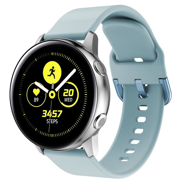 Miękki silikonowy pasek zegarka 20mm do Samsung Galaxy 42mm, biegów S2, bip, inteligentne opaski Watchband - Wianko - 38