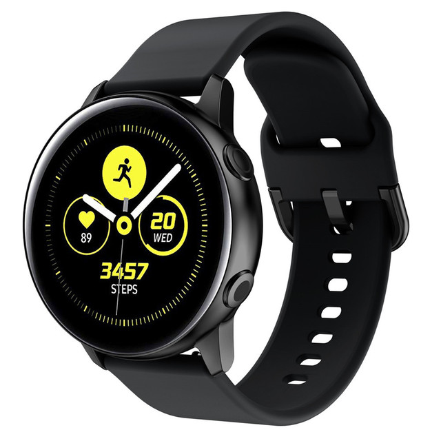 Miękki silikonowy pasek zegarka 20mm do Samsung Galaxy 42mm, biegów S2, bip, inteligentne opaski Watchband - Wianko - 19