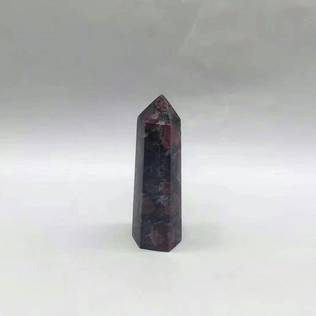 Kamienie naturalne granat różdżka kwarc kryształ Reiki - dekoracyjne klejnoty do domu - Wianko - 3