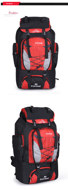 Plecak wielofunkcyjny 80L SAC a Dos Travel - ultralekki, nylonowy, dla mężczyzn i kobiet, idealny na wypoczynek na świeżym powietrzu i sporty alpinistyczne - Wianko - 4