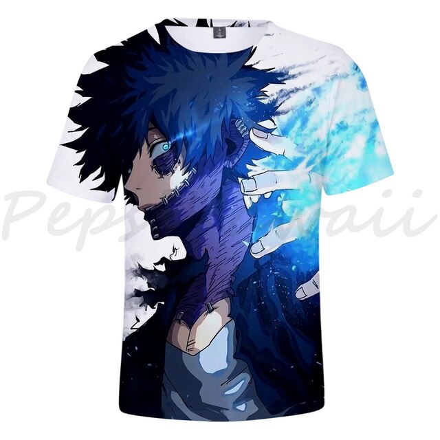 Koszulka Anime Boku No Hero Academia My Hero Academia z krótkim rękawem dla dzieci - Streetwear bluza chłopcy/dziewczyna, prezent - Wianko - 12