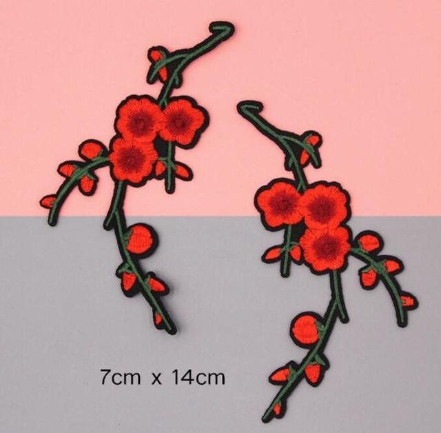 Patcher MIX4 haftowane żelazko na plastry - kwiaty, ptaki, odznaki aplikacje sukienki dekoracyjne, akcesoria do szycia, odzież ślubna - Wianko - 11