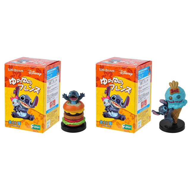 Mini figura trąbka Stitch z niespodzianką - model z rysunku animowanego Lilo i Stitch, zabawka dla dzieci - Wianko - 3