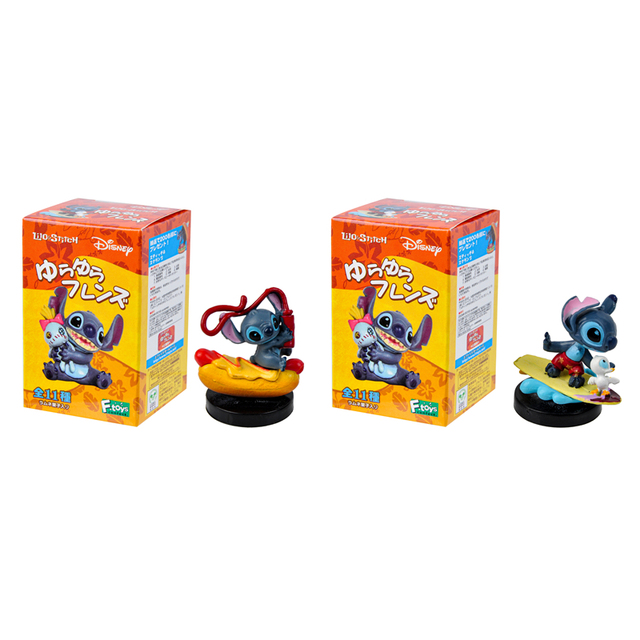 Mini figura trąbka Stitch z niespodzianką - model z rysunku animowanego Lilo i Stitch, zabawka dla dzieci - Wianko - 5