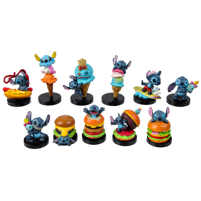 Mini figura trąbka Stitch z niespodzianką - model z rysunku animowanego Lilo i Stitch, zabawka dla dzieci - Wianko - 8