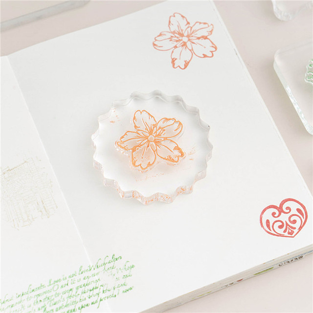 Kryształ akrylowy do pieczątek - przezroczysta deska do scrapbookingu i dekoracji albumu fotograficznego z ręcznym uchwytem narzędzi rzemieślniczych - Wianko - 2