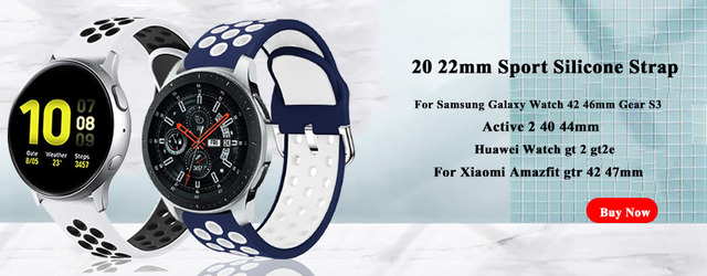 Pasek skórzany do zegarka Samsung 22mm/20mm Galaxy Watch 46mm/42mm S3 GT2E GTR 42mm/47mm - Wianko - 2