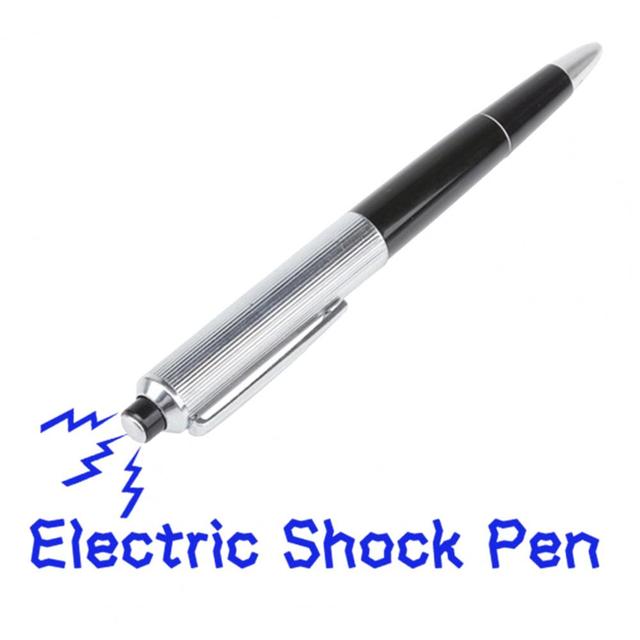 Długopis elektryczny Joke Pen - nowość, zabawny gadżet na urodziny - Wianko - 4