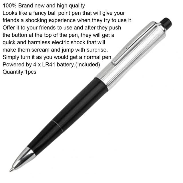 Długopis elektryczny Joke Pen - nowość, zabawny gadżet na urodziny - Wianko - 7