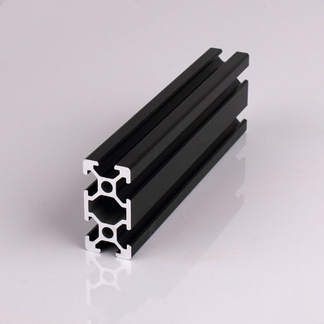 Dowolne wycinanie 100-600mm, profil aluminiowy czarny, europejski profil liniowy - Wianko - 4
