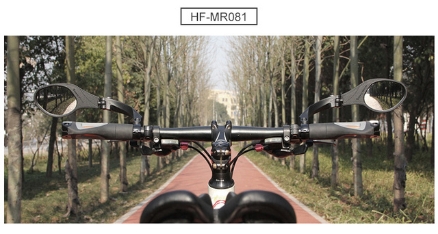 1 sztuk lusterko rowerowe wysokiej jakości stali nierdzewnej MTB Road Bike widok z tyłu bezpieczeństwa jazda na rowerze kierownica lusterko wsteczne akcesoria rowerowe - Wianko - 7