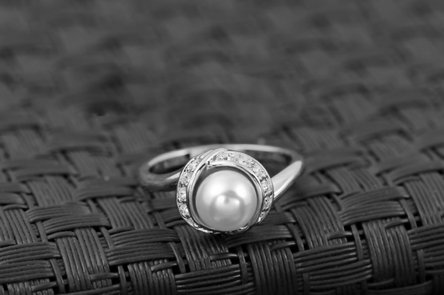Obrączki ślubne - Marka TongKwok, pierścionki symulowane z perłą dla kobiet, różowe złoto, austriacki kryształ najwyższej jakości (RG93137Rose) - Wianko - 19