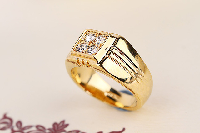 Obrączki ślubne - Marka TongKwok, pierścionki symulowane z perłą dla kobiet, różowe złoto, austriacki kryształ najwyższej jakości (RG93137Rose) - Wianko - 3