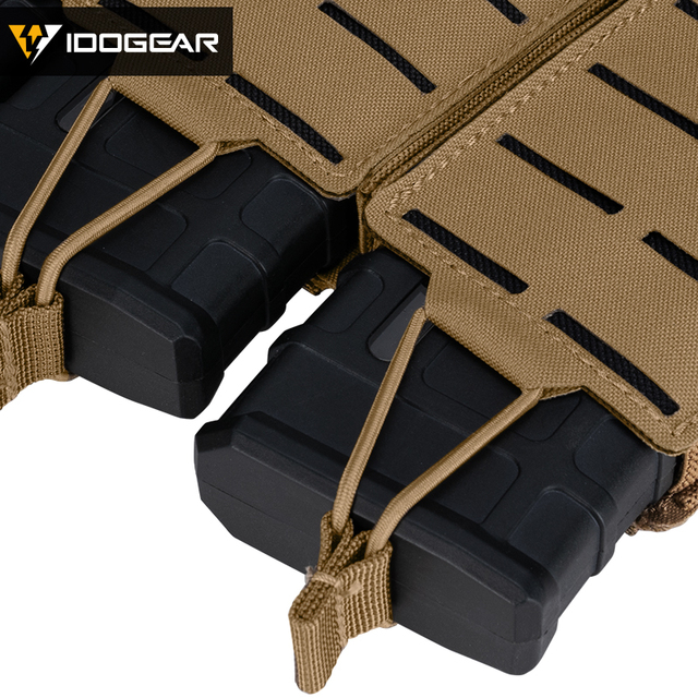 Etui Mag Triple Mag Carrier MOLLE Military Airsoft IDOGEAR Tactical LSR 556 - woreczki - Wianko - 9