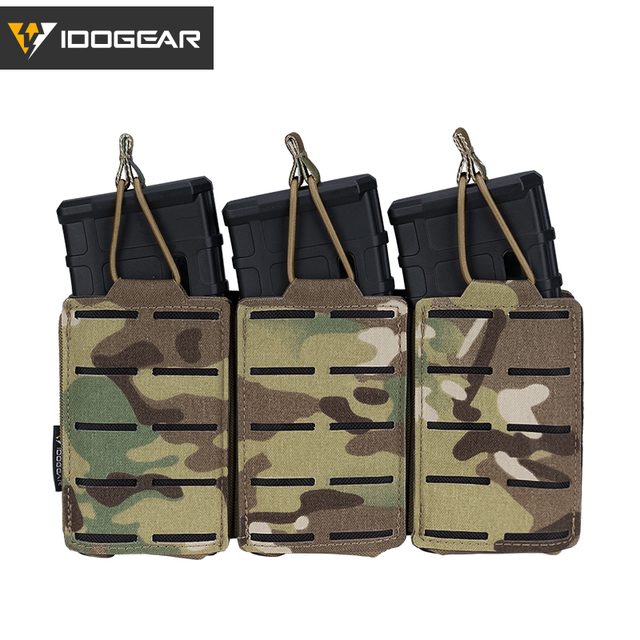 Etui Mag Triple Mag Carrier MOLLE Military Airsoft IDOGEAR Tactical LSR 556 - woreczki - Wianko - 15