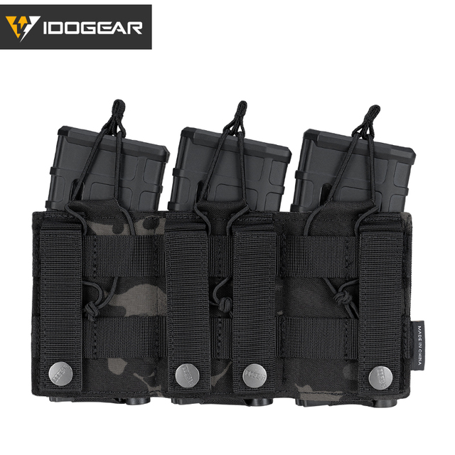 Etui Mag Triple Mag Carrier MOLLE Military Airsoft IDOGEAR Tactical LSR 556 - woreczki - Wianko - 13