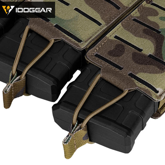 Etui Mag Triple Mag Carrier MOLLE Military Airsoft IDOGEAR Tactical LSR 556 - woreczki - Wianko - 18
