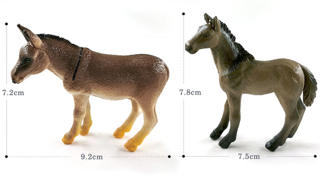 Symulacja różnych zwierząt - figurki dziecięce: kurczak, kaczka, świnia, krowa, owca, koń, królik, koala, kangur - Wianko - 26