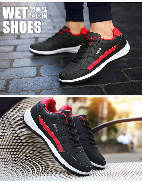 Męskie lekkie buty sportowe do biegania adidasy Walking Casual, antypoślizgowe, oddychające, czarne, duże rozmiary 38-48 - Wianko - 19